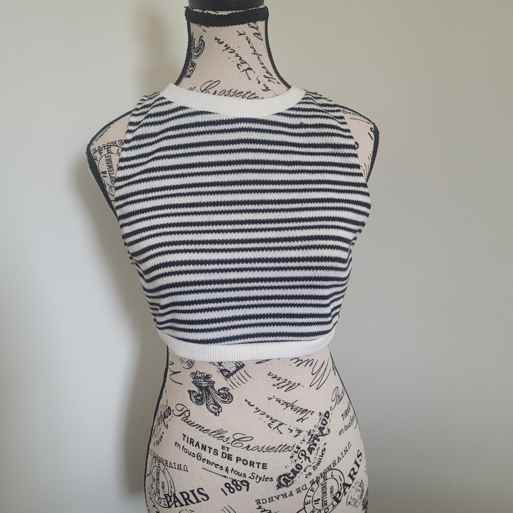Zara Cropped Knit Tank